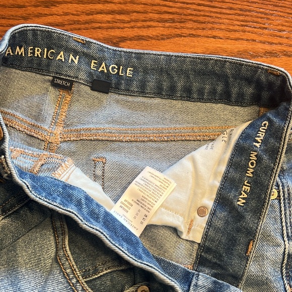 American Eagle curvy mom jean size 12 #118 - Picture 3 of 5